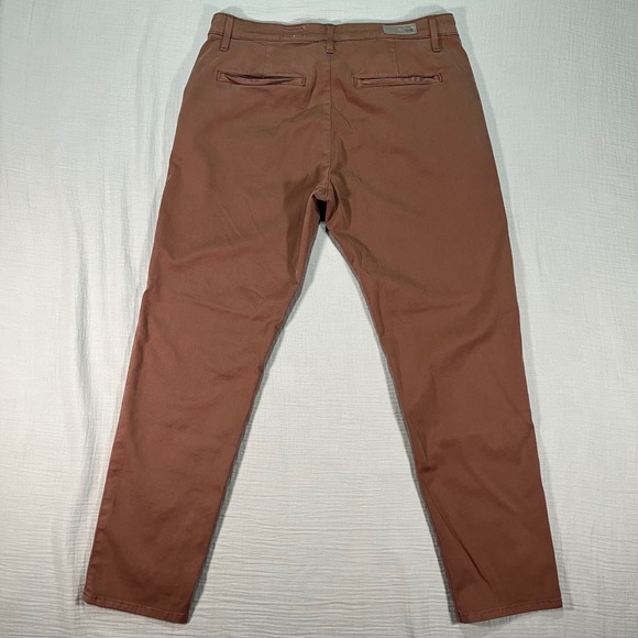 Adriano Goldschmied Caden Trouser Womens Size‎ 30R 32x28 Pants Brown Tailored AG - Picture 2 of 12